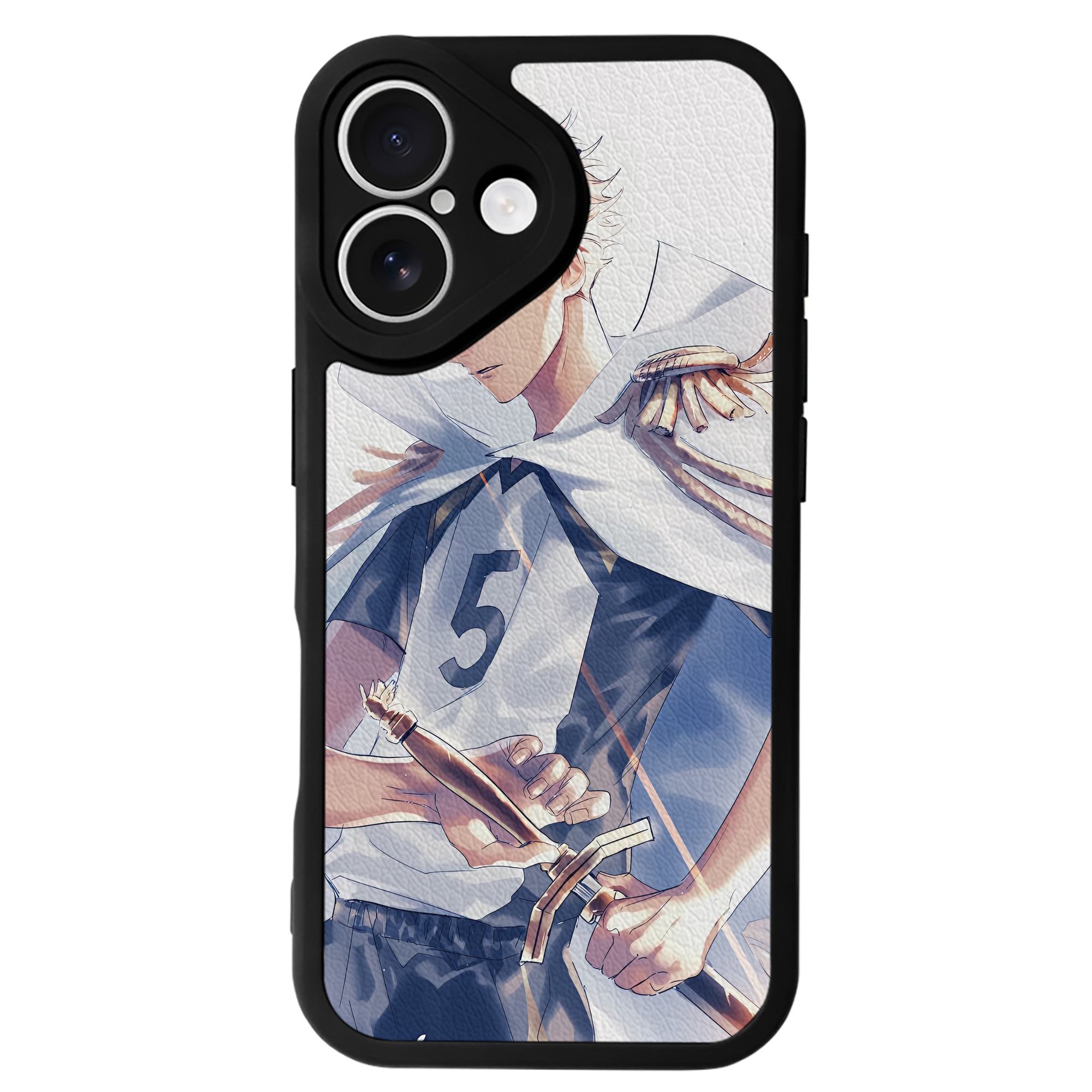 （画像用） ハイキュー!! Haikyu!! 【iPhone 16シリーズ対応】シリコンスマホケース（レザー調） 材質：シリコン